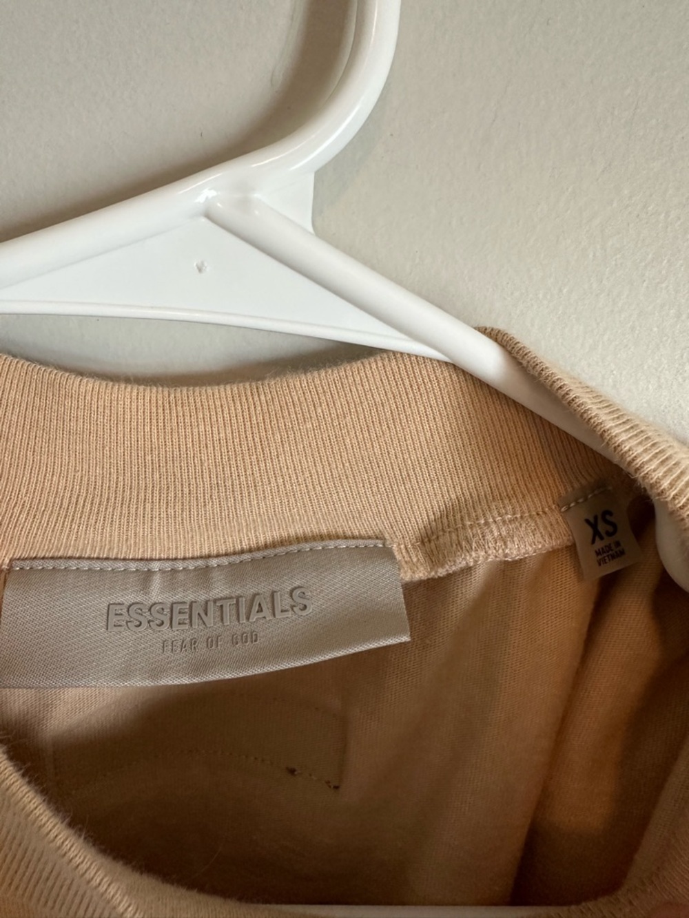 Essentials Fear Of God Tee Womens Sand - Picture 5 of 6